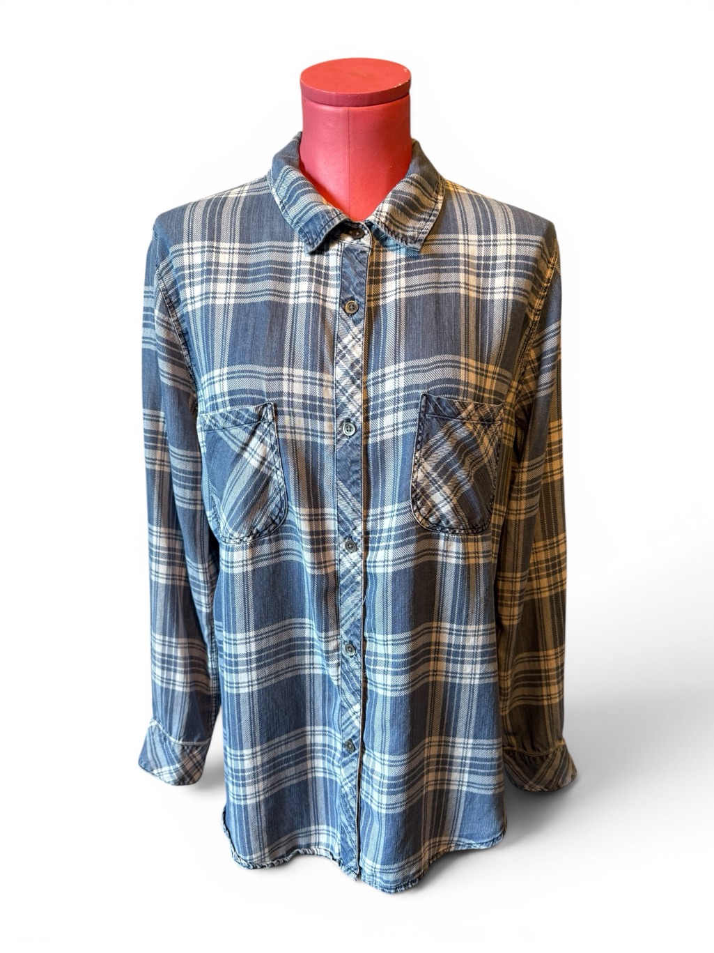 Rails Carter Button Down Ls, In Color ‘Dark Vintage Tartan’, Size Xl